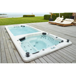 Плавательный бассейн спа с противотоком Treesse Saint-Tropez